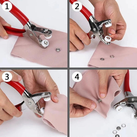 Profesionalni set kliješta za pričvršćivanje dugmadi